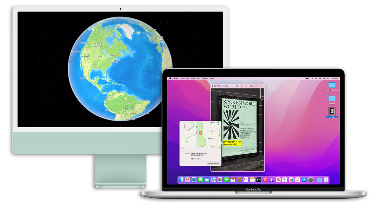 Il MacBook Pro e l'iMac M1