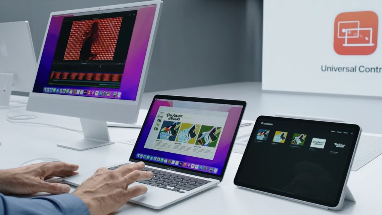 C'è un motivo per cui Craig Federighi ha mostrato Universal Control su tre dispositivi