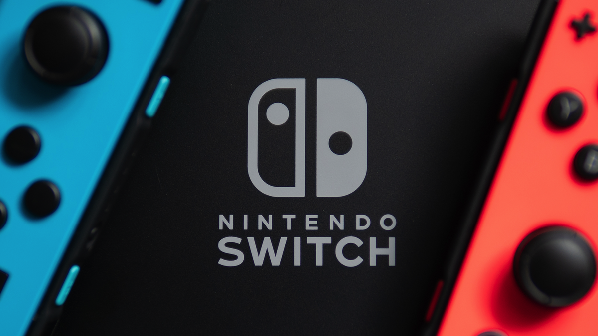 Una foto ravvicinata e misteriosa dello Switch.