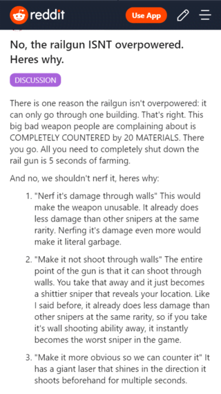 Sondaggio Il Rail Gun In Fortnite E Bilanciato O E Sopraffatto E Dovrebbe Essere Nerfato It Atsit