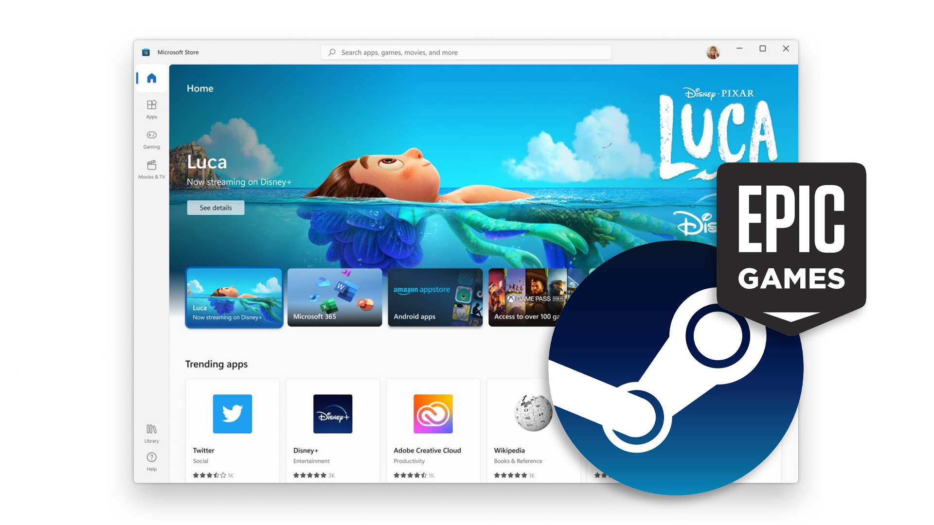 Aggiornamenti del Microsoft Store di Windows 11.