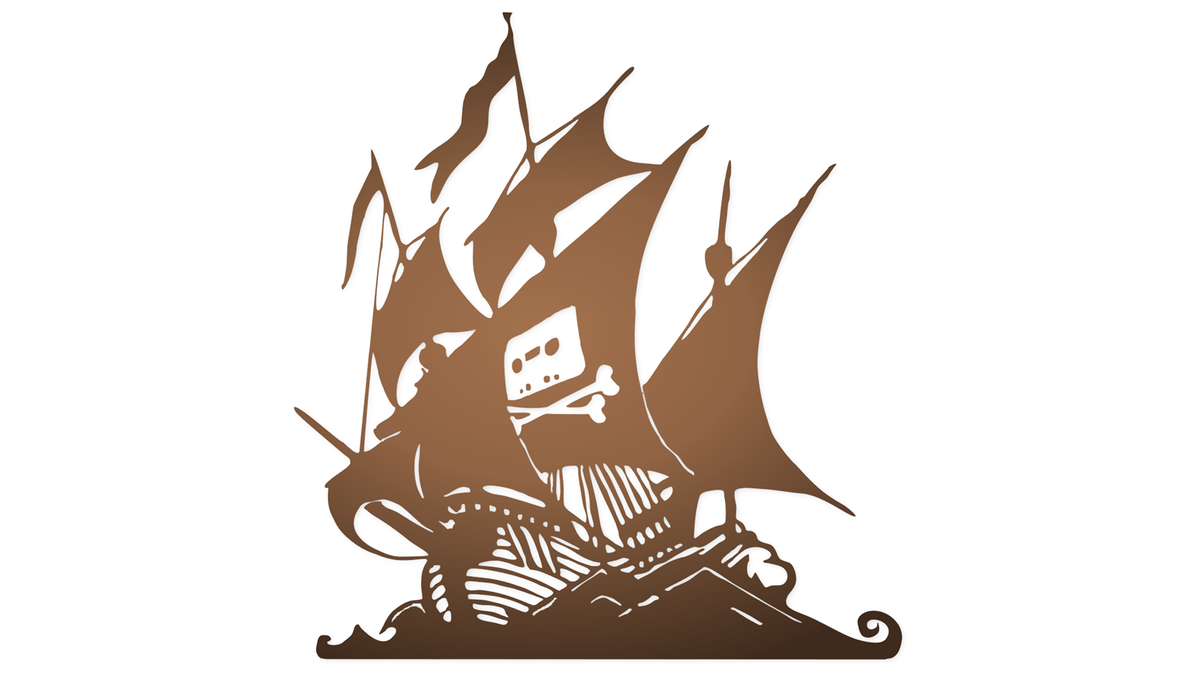 Il logo di Pirate Bay.