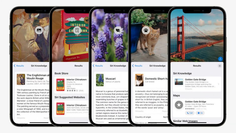 La ricerca visiva di Apple è modellata su Google Lens