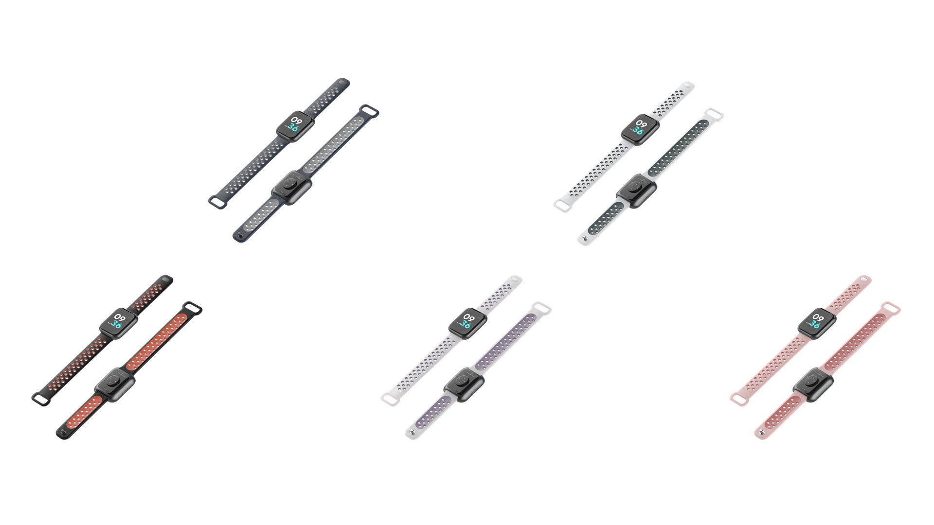 Cinturini in stile sportivo per smartwatch in vari colori.