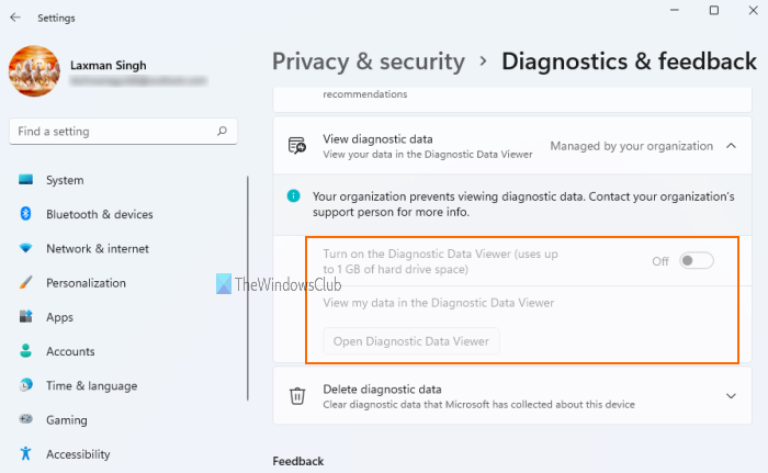 Come Disabilitare Visualizzatore Dati Di Diagnostica In Windows 11 It Atsit 0194