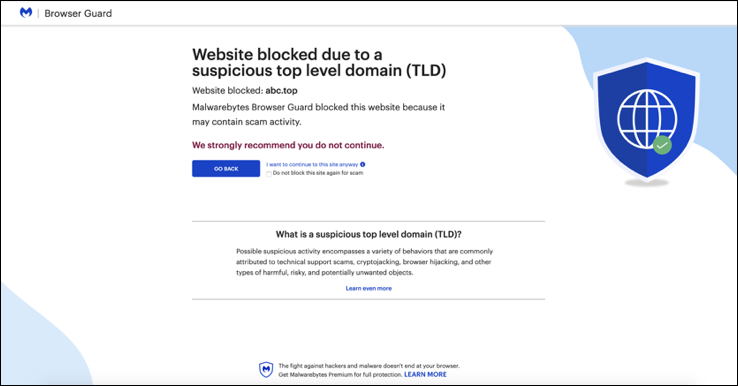 malwarebytes google chrome