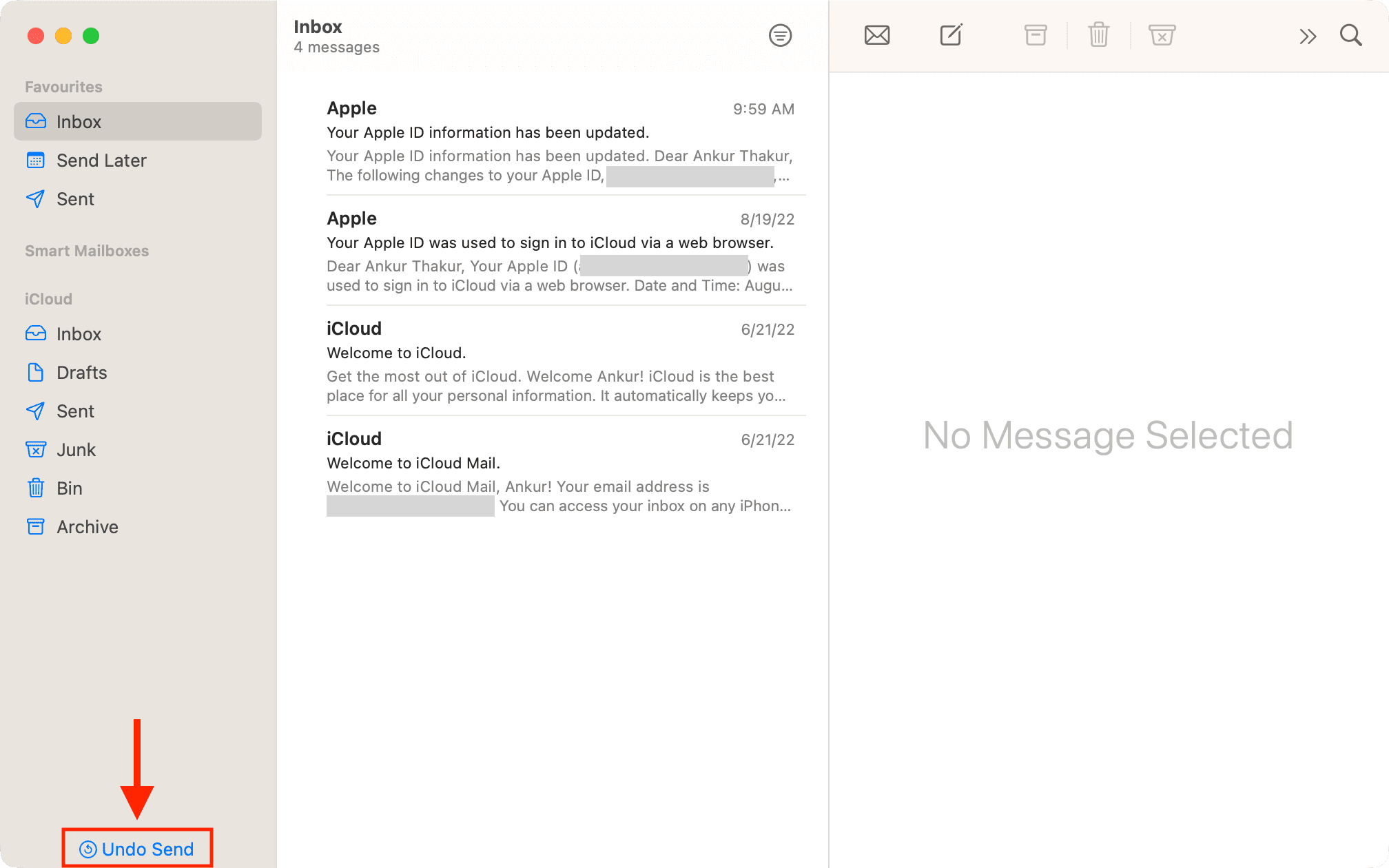 Come Annullare Inviare O Richiamare Un e mail Inviata Su IPhone IPad E