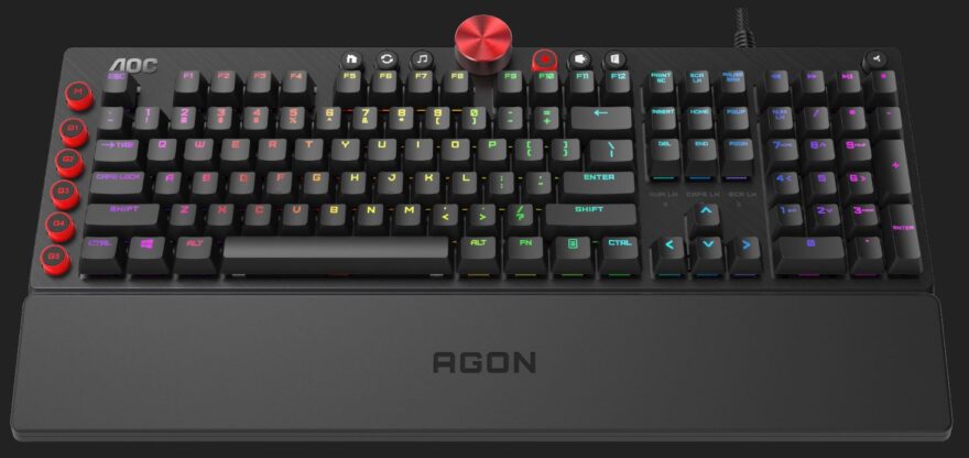 AOCは新しいキーボード、マウス、マウスパッドを明らかにします