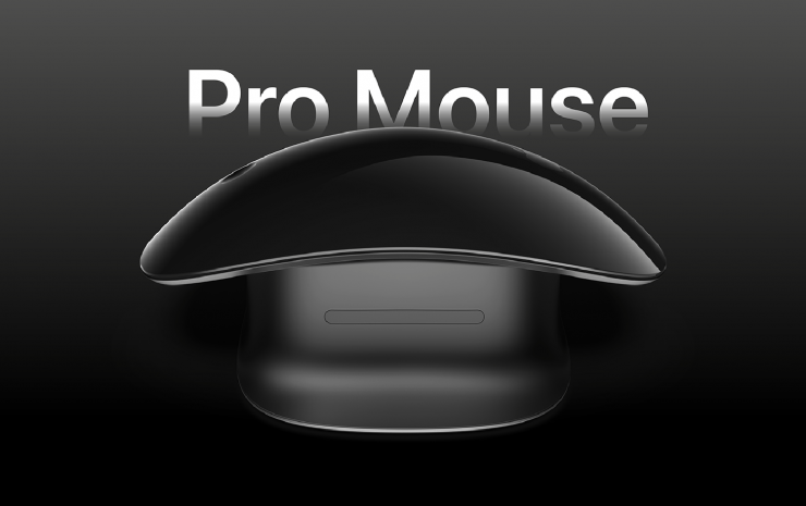 Apple Proマウス コンセプトがついに充電ポートの位置を変更し、Logitech のキャンプに似ている