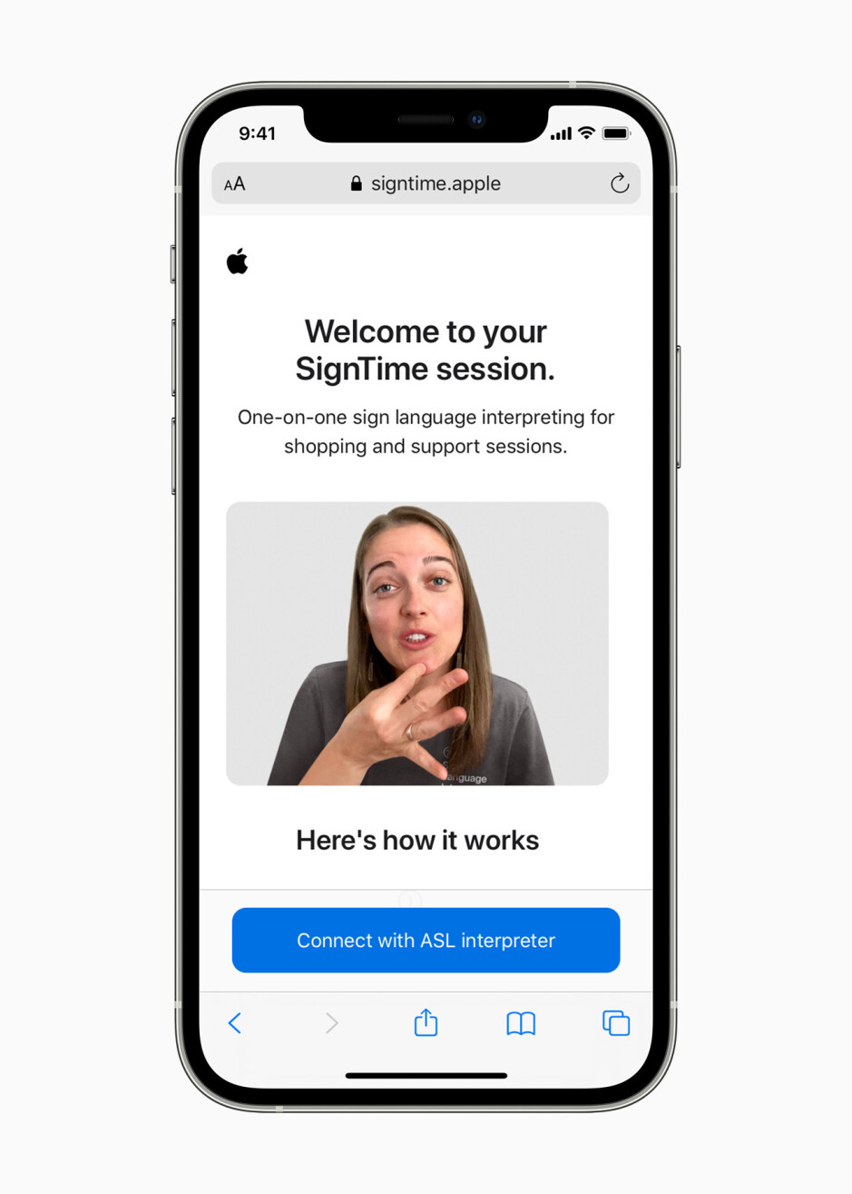 Appleは本日SignTimeをリリース-Appleは、2021