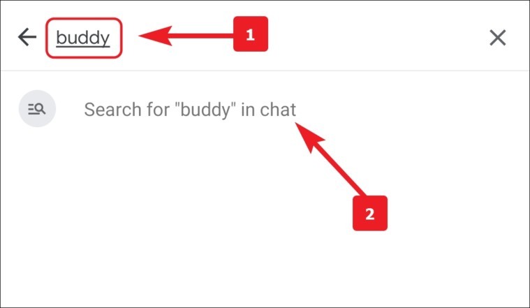 gmailからGoogleチャットで検索