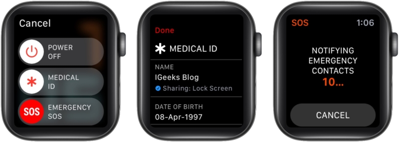 Ho w AppleWatchで誰かの医療IDを表示するには