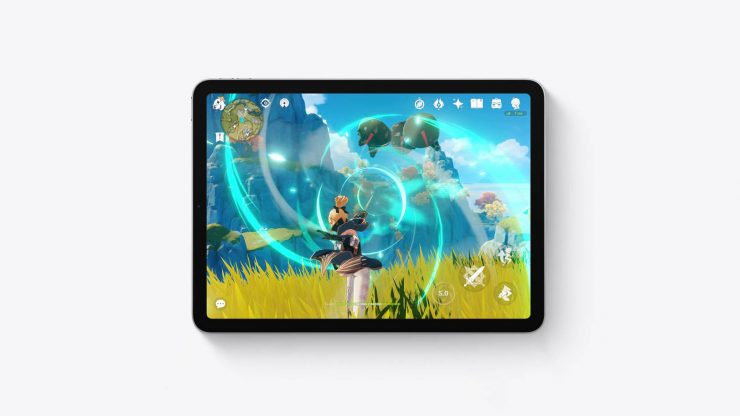 M1 iPad Pro複合CPU、GPUロードイン激しいゲームセッションは20ワットを消費します