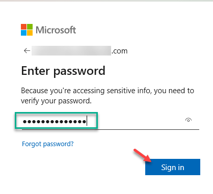 パスワード最小でサインイン