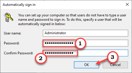 Password Confirm Ok Min
