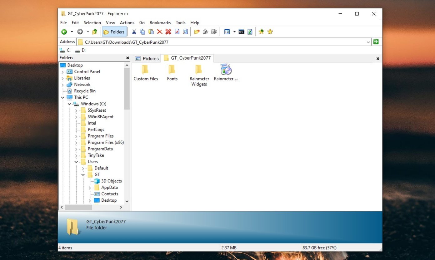 タブ2を備えたWindows10に最適なファイルエクスプローラー