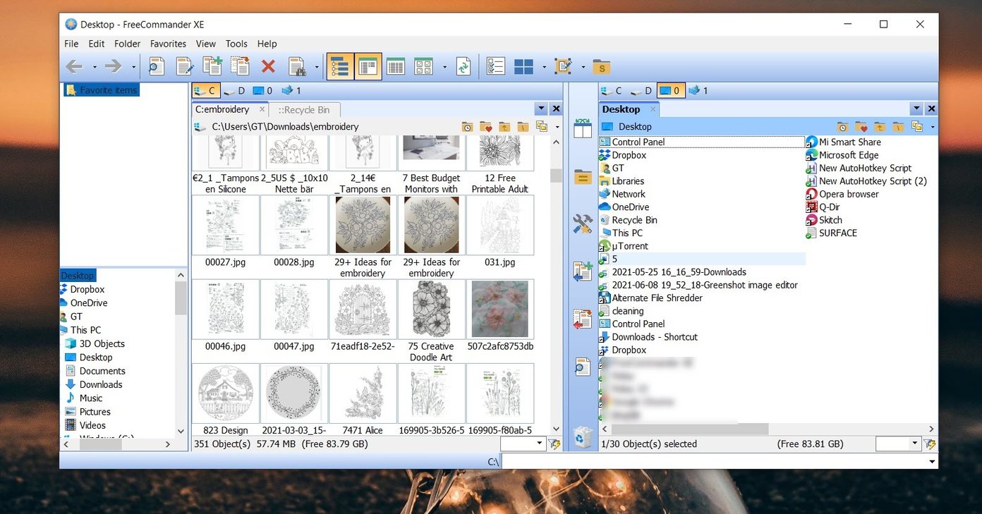 タブ付きのWindows10に最適なファイルエクスプローラー1