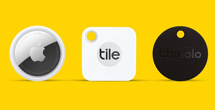 AirTag vs. Tile Mate vs.Chipoloのデザイン