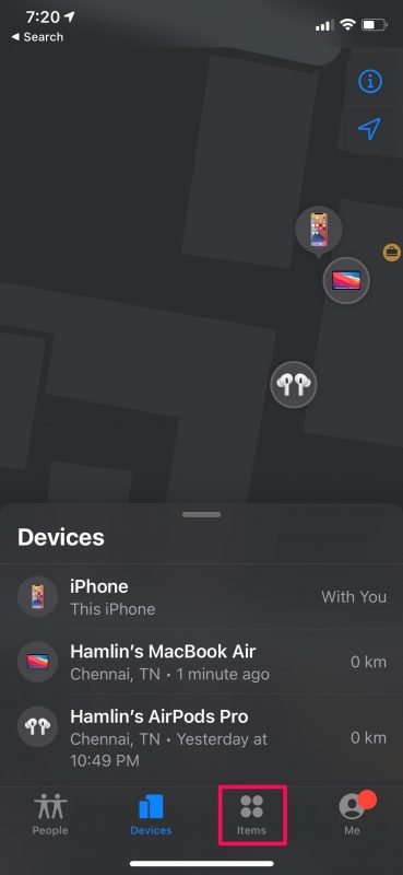 AirTagをロストモードにする方法