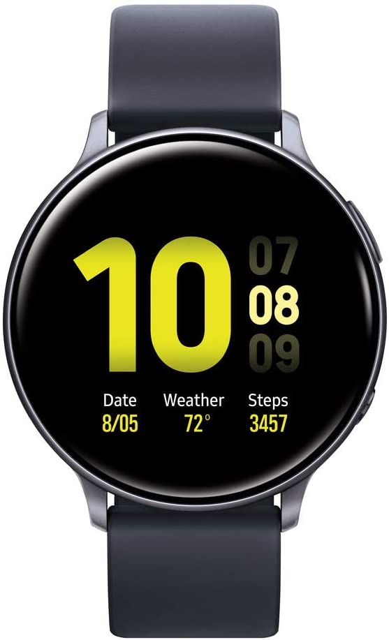 Samsung Galaxy Watch Active 2（44mm、GPS、Bluetooth）高度なスマートウォッチ健康状態の監視、フィットネスの追跡、長持ちするバッテリー、Aqua Bl