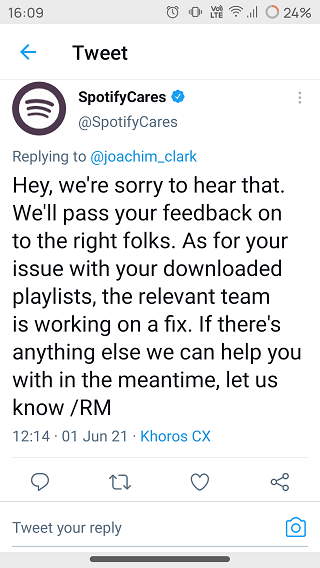 Issue-acknowledged-fix-in-the-works