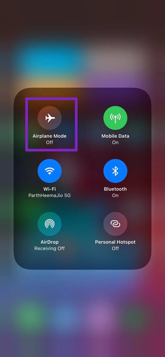 iPhoneの機内モード