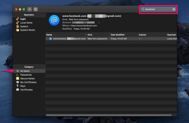 キーチェーン アクセスを使用して Mac で保存したパスワードを編集する方法