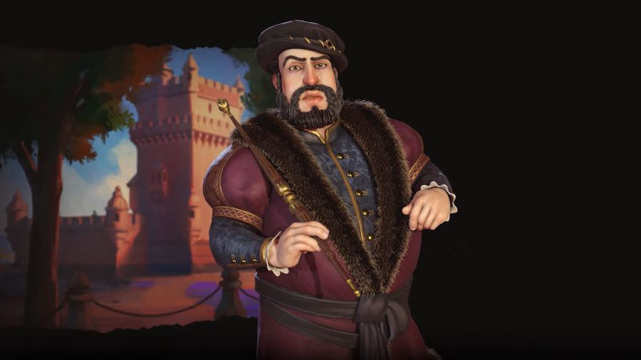 Joao III rendered in Civ 6