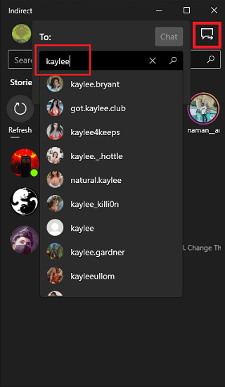 DMの検索と送信