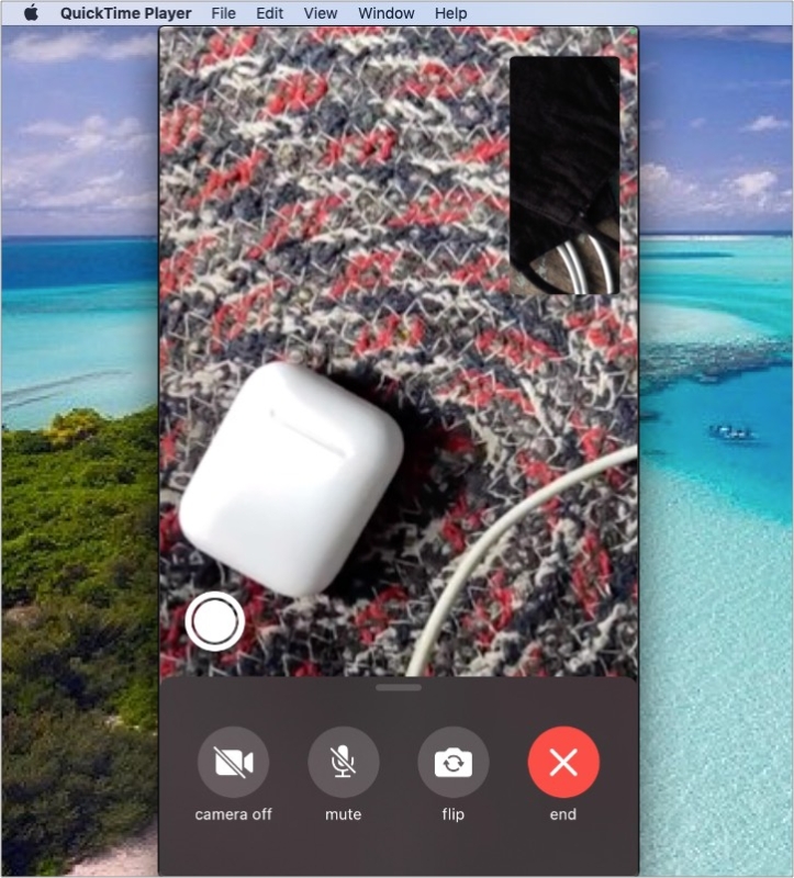 Macで記録されているiPhoneFaceTime通話