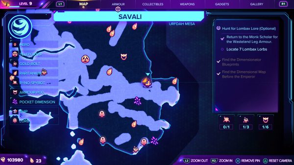 Ratchet＆Clank Rift Apart Lorb 6 map location