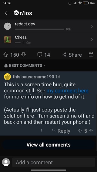 iPhone-Screen-Time-incorrect-usage-info-possible-workaround