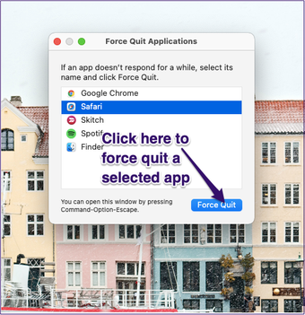 Macで強制終了