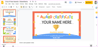 教師向けのベストGoogleスライドテンプレート3