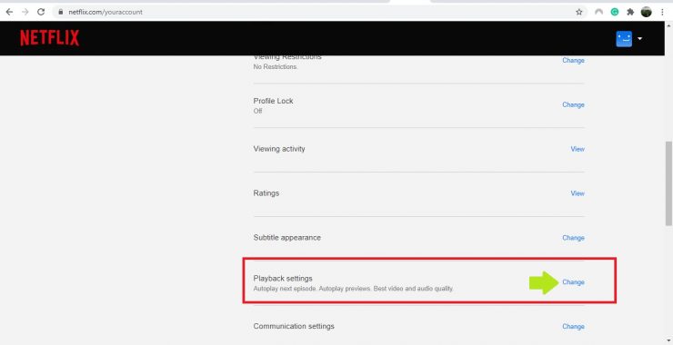 Netflix VideoQualityを修正
