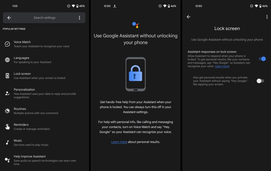 Androidスマートフォンがロックされている場合でも機能するようにGoogleアシスタントを設定します-GoogleはAndroidバージョンのアシスタントの「ロック画面」設定を追加します