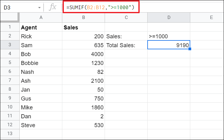 Googleスプレッドシートでsumifを使用する方法 Ja Atsit