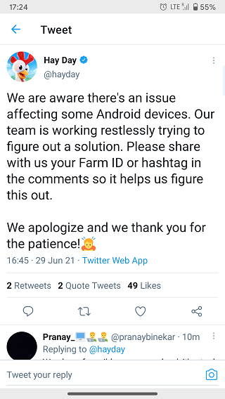 Official-acknowledgement