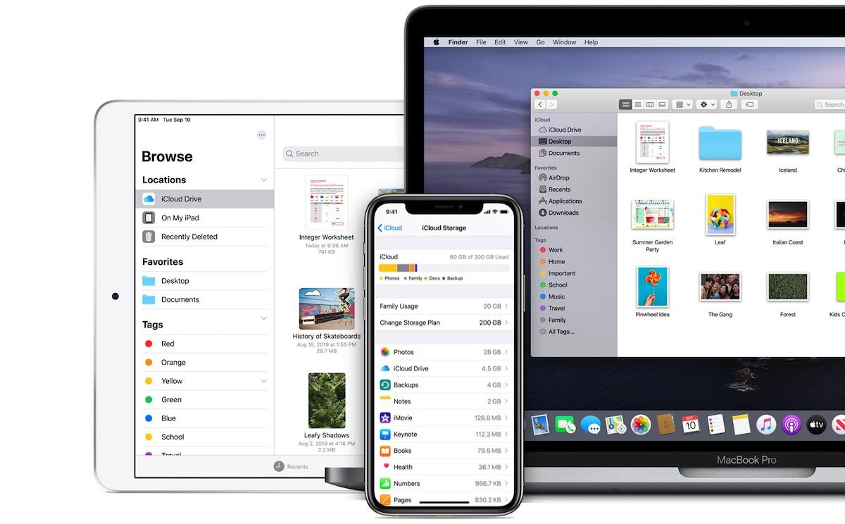 iCloud ストレージ