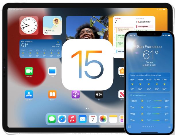 iOS15およびiPadOS15