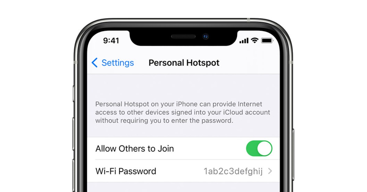iOS15はホットスポット接続用のWPA3セキュリティを備えています