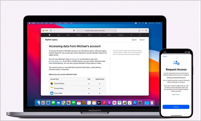 亡くなった家族のiCloudアカウントのデータをダウンロードする
