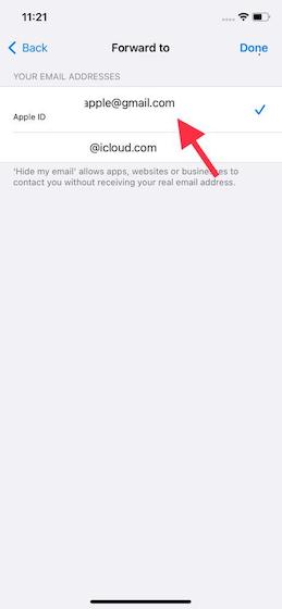 Change email