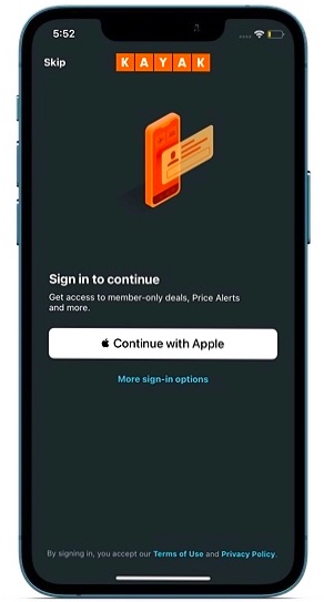Appleでサインイン