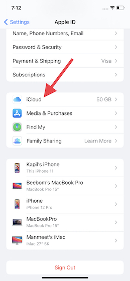 iCloud