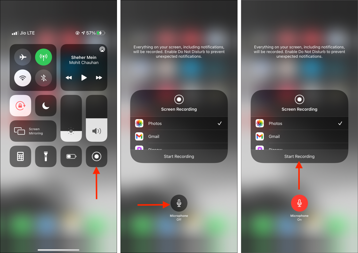 外部オーディオを使用してiPhoneで画面を記録する方法