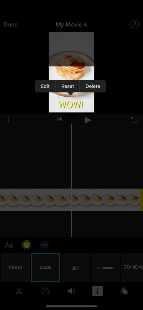 Reset all text edits if necessary