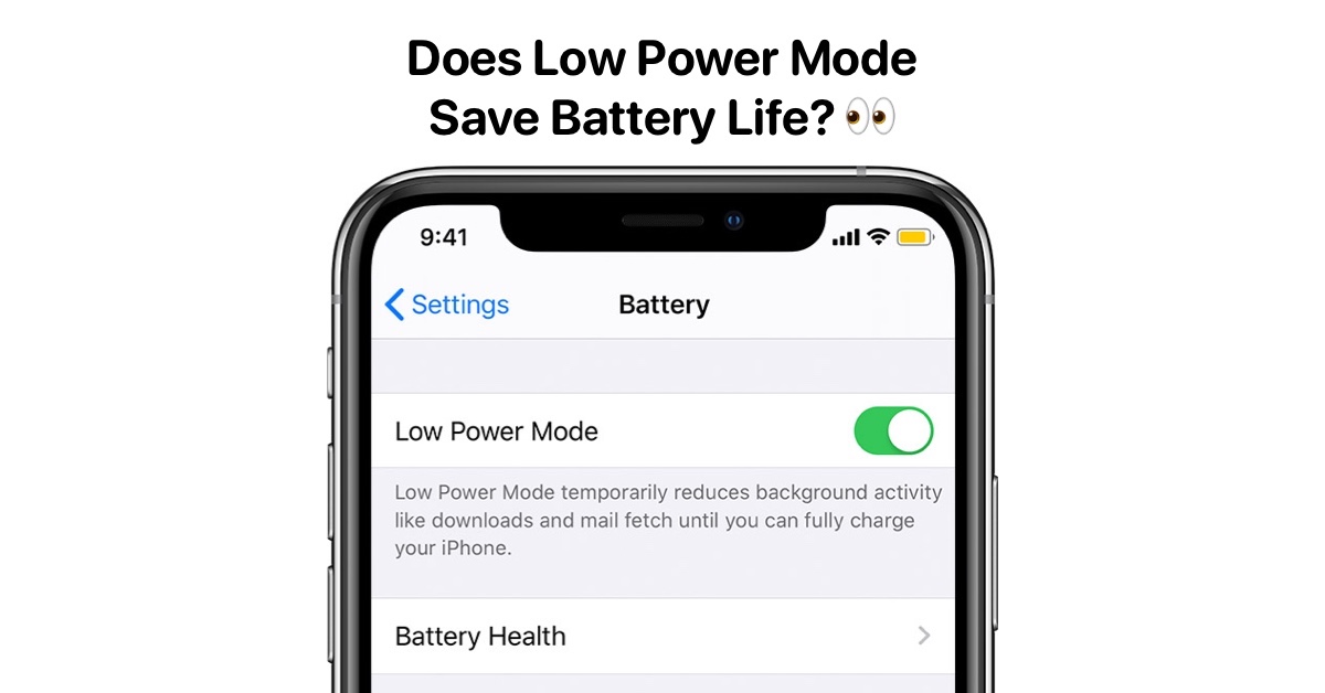 低電力モードのバッテリー比較iPhone