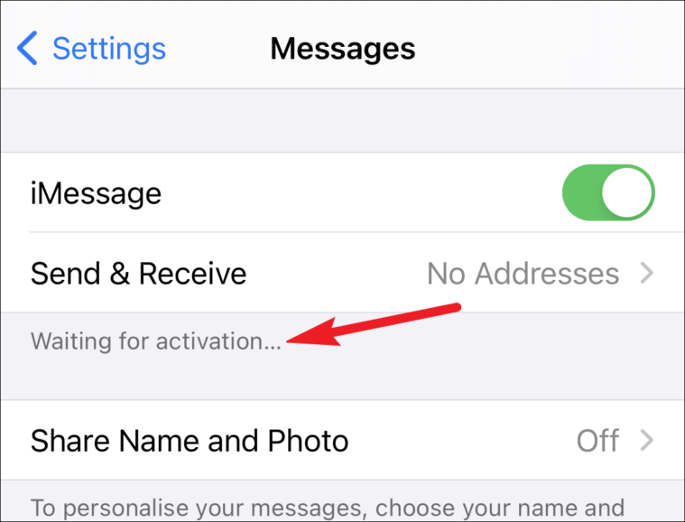 Iphoneのimessageとfacetimeの アクティベーション中にエラーが発生しました の問題を修正する方法 Ja Atsit