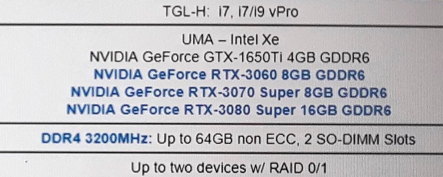 Lenovo Leak が Nvidia 30XX SUPER をラップトップ専用にすることを提案